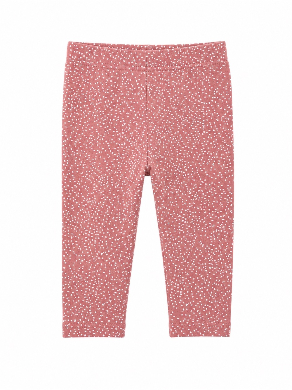 Carter's Dusty Rose Leggings with White Dot Pattern, 100% Cotton, 12mo